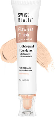SWISS BEAUTY Daily wear lightweight foundation Foundation(02 Rose Blush, 40 g)