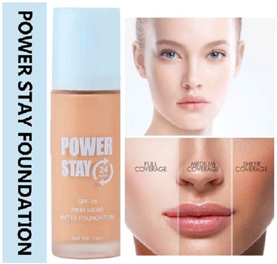 Yuency Stay Matte Foundation, Full Coverage  Foundation(IVORY, 30 ml)