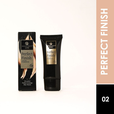 Veeyomee Beauty Perfect Finish Lasting Foundation 24 Hours Flawless Coverage for All Skin Types Foundation(Multi 02, 40 g)