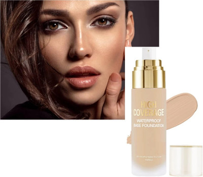 Sheny High Coverage Liquid Matte  Foundation(BEIGE, 60 ml)