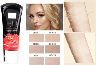 Deeparth Rose Infused BB Cream | Daily Use Blemish Balm Foundation for Natural Glow Foundation(NATURAL, 38 ml)