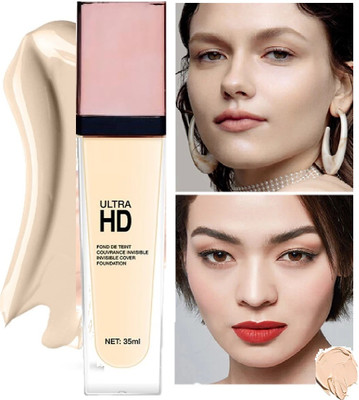 NADJA Instant Glow Full Coverage Liquid Foundation Long Stay Foundation(IVORY, 35 ml)