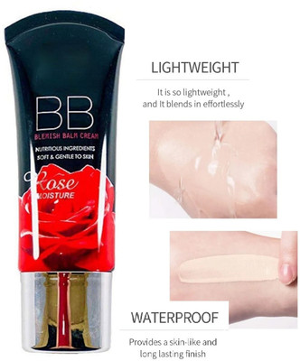 USBK BB Cream: Hydrating Makeup Base with Soothing ROSE Foundation(IVORY, 38 ml)
