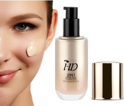 FLORERO Super Stay Liquid Matte Foundation For All Skin Type Foundation(BEIGE, 60 ml)