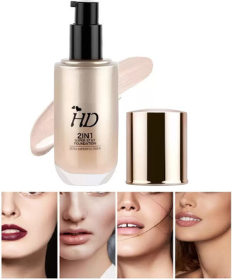 GULGLOW99 Invisible Finish LONG LASTING SUPER HD FULL COVERAGE FOUNDATION Foundation(BEIGE, 60 ml)