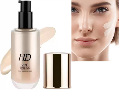 AFARAXIA Lightwet Super Matte Finish Full Coverage  Foundation(ivory, 60 ml)