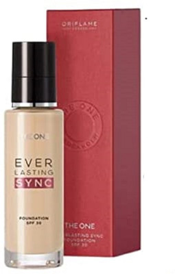 Oriflame Sweden THE ONE Everlasting Sync Foundation SPF 30 light rose cool Foundation(beige, 30 ml)