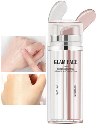 WOONGMI 2 IN 1 MATTE FINISH WATER PROOF & LONG LASTING FOUNDATION & PRIMER Primer  - 60 ml(Natural Node)