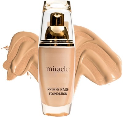 CATERINACHIARA Miracle Full Matte Foundation With Primer Base Foundation(BEIGE, 60 ml)