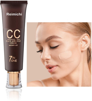 REIMICHI 7 In One CC Face Foundation Cream Foundation For Face Makeup Foundation(ivory, 60 ml)
