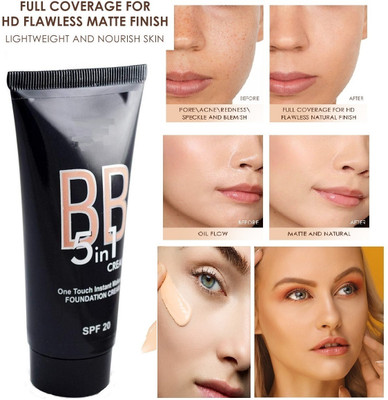 Aylily Perfect Shine High Coverage Matte+Poreless Liquid Tube  Foundation(Natural Beige, 60 g)