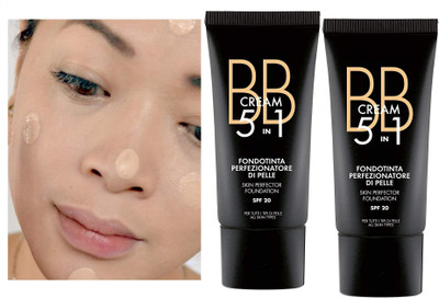 tanvi27 Long-lasting Radiant Makeover Color Match BB Foundation Combo Foundation(Honey Beige, 120 ml)
