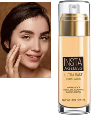 Wiffy High Coverage Waterproof Base Foundation daily use foundation Foundation(beige, 60 ml)