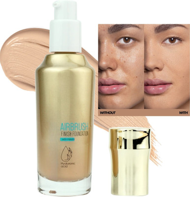 Arcanuy Airbrush Finish Lightweight Foundation | Full Coverage Blendable  Foundation(GOLD, 55 ml)