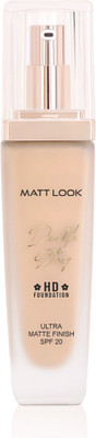 MATTLOOK Double Stay HS Weightless Foundation Matte Finish Lightweight Formula SPF-20 Foundation(02 Rose Blush, 35 ml)