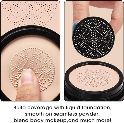 YAWI Foundation Mushroom Head Air Cushion Waterproof Foundation(Beige, 20 g)
