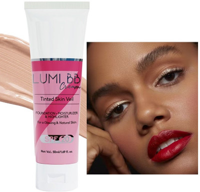 FLORERO Tinted Skin Foundation with SPF-20 Foundation + Moisturizer + Highlighter Foundation(BEIGE, 50 ml)