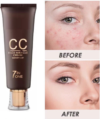 Latixmat Seven In One CC Face Miracle Foundation Cream  Foundation(BEIGE, 45 ml)