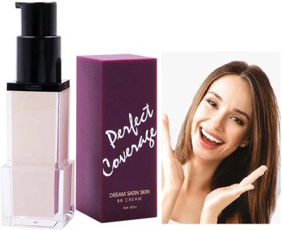 Yuency all type skin perfect coverage foundation Foundation(ivory white, 42 ml)