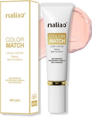 maliao Color Match Long-Lasting Makeup Base  Foundation(SOFT IVORY, 50 ml)