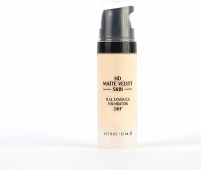 ADJD HD Pro. Liquid Matte Foundation, Fair Full Coverage Foundation(PURE BEIGE, 15 ml)