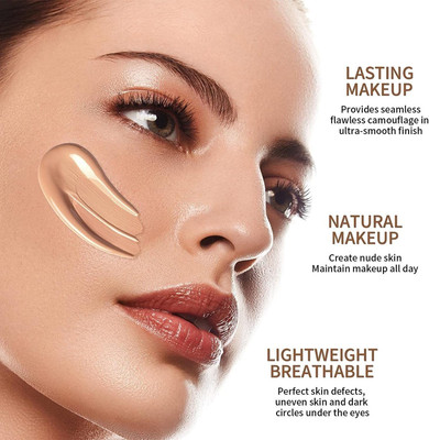 MYEONG ONE TOUCH INSTANT MAKE UP LOOK Foundation(beige, 60 g)