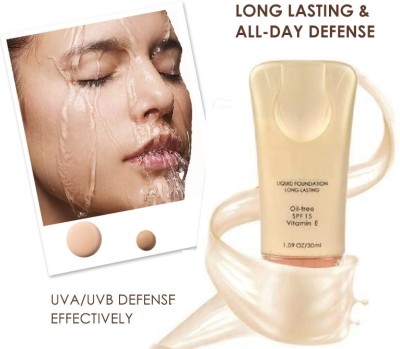 Amaryllis HD Liquid Matte Full Coverage Foundation Oil Control Foundation(IVORY, 30 ml)