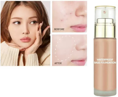AFARAXIA Water-Resistant Liquid Medium To Buildable Coverage foundation Foundation(Nartual, 60 ml)