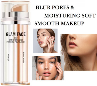 Latixmat 2 in 1 Primer & Foundation for face make up  Foundation(beige, 60 ml)