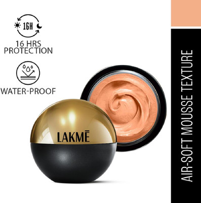 Lakmé Xtraordin-airy Mattereal Mousse  Foundation(Rose Cr�me, 25 g)