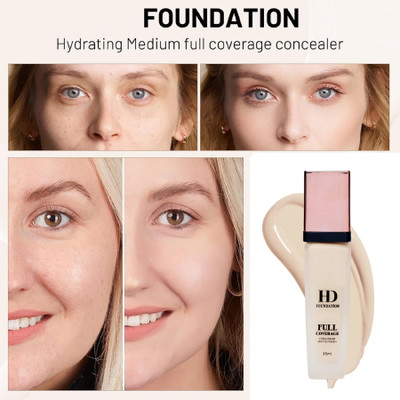 Herrlich High Performance Foundation Easily blendable and buildable Foundation(BEIGE, 35 ml)