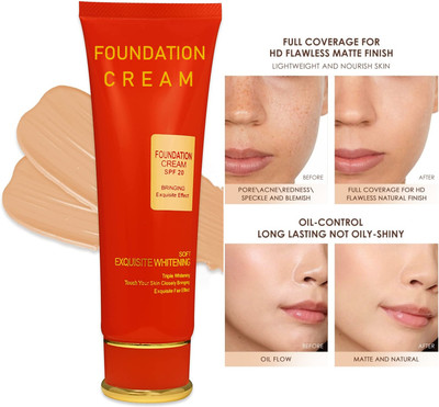 LILLYAMOR 3D Complexion Care Face Cream - Beige  Foundation(Beige, 80 ml)