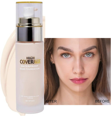 FLORERO Full Coverage, Matte Finish  Foundation(BEIGE, 50 ml)