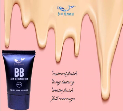 BLUEMERMAID PROFESSIONAL BB CREAM FOUNDATION FULL COVERAGE Foundation(BEIGE, 30 ml)