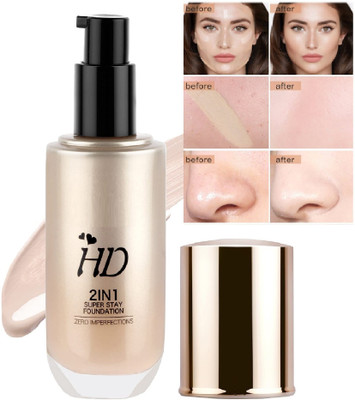 Arcanuy BEST LONG LASTING SUPER FULL COVERAGE FOUNDATION Foundation(BEIGE, 60 ml)