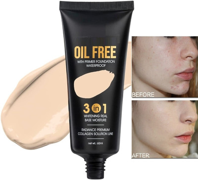 Arcanuy Oil Control Base Foundation |Full coverage Cream Foundation(NATURAL, 60 ml)