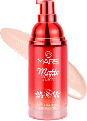MARS Light Matte Mousse  Foundation(Beige-102, 60 ml)