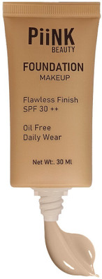 PiiNK Beauty Full Coverage Liquid Foundation Matte Finish & Poreless, Full Coverage Blendable Foundation(Soft Lvory, 30 ml)