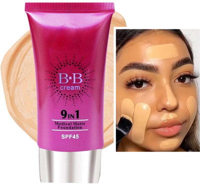 MYEONG Long-Lasting Liquid Foundation, Full Coverage, Natural Matte Finish Cream Foundation(Natural, 50 ml)