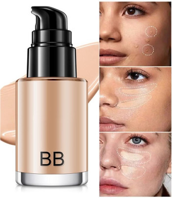 luzimaisa Professional Moisturising Foundation Liquid High Coverage Blendable  Foundation(BEIGE, 60 ml)
