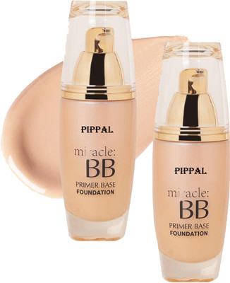PIPPAL Miracle BB Primer Base Foundation Flawless Coverage Matte Finish 60ml Foundation(Beige, 120 g)