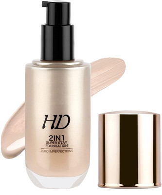 YAWI PRO COVERAGE WATER PROOF 2 in 1  Foundation(BEIGE, 60 ml)