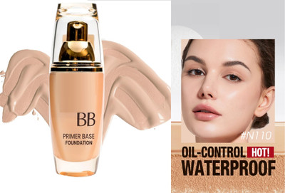 GABBU Bb Primer Base Matte Full Coverage Foundation Cream For Normal Skin Foundation(BEIGE, 60 ml)
