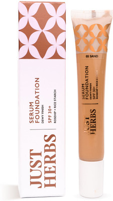 Just Herbs Serum Foundation With SPF30+ Foundation(Sand, 20 ml)