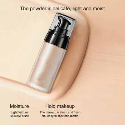 THTC Full Coverage Foundation Makeup Moisturizing Liquid  Foundation(soft ivory, 15 ml)