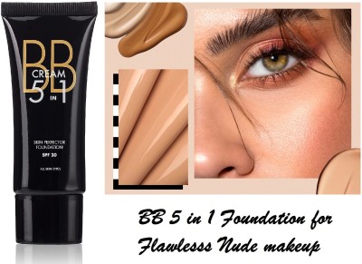 BLUEMERMAID NEW BB BLEMISH CREAM FOUNDATION FOR WOMEN Foundation(BEIGE, 50 ml)