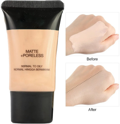 tanvi27 Matte Finish & Water Proof Pore less Liquid  Foundation(Beige, 18 g)