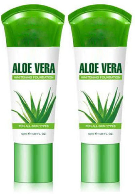 ADJD Combo Professional Matte Look Aloevera Whitening  Foundation(IVORY, 100 ml)