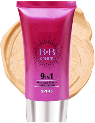 NADJA Waterproof Long Lasting BB Cream Full High Coverage Matte Finish  Foundation(BEIGE, 50 ml)