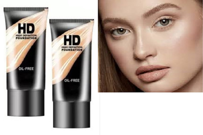 Luipui BEST FULL FACE COVERAGE MATTE FOUNDATION COMBO PACK OF 2 (2) Foundation(BEIGE, 100 g)